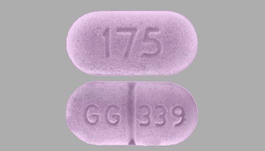 Pill GG 339 175 Purple Oval is Levo-T