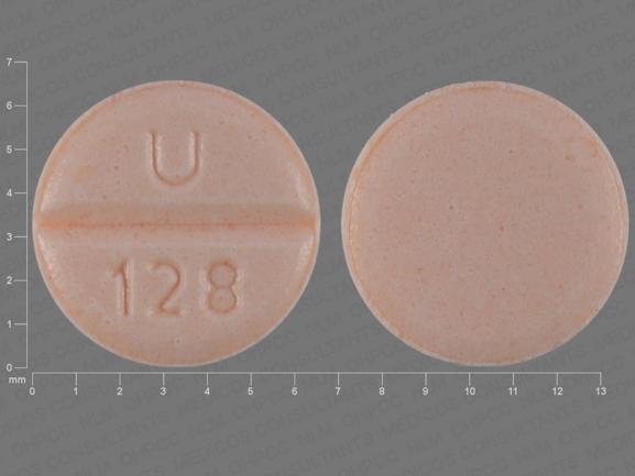 U 128 Pill Orange Round 7mm Pill Identifier Drugs Com