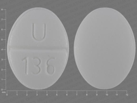 Clonidine hydrochloride 0.2 mg U 136