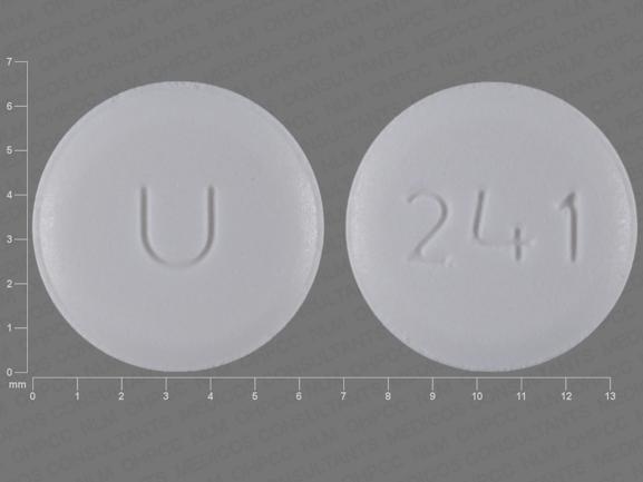 Pill U 241 White Round is Amlodipine Besylate