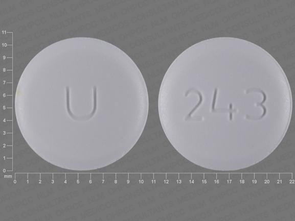 Amlodipine besylate 10 mg U 243