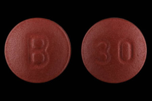 30 B Pill Images Brown Round