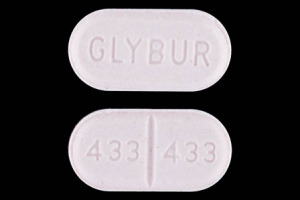 Glyburide 2.5 mg GLYBUR 433 433