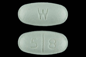 Pill W 5 8 Green Oval is Sertraline Hydrochloride