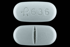 Pill R636 Green Capsule/Oblong is Gabapentin