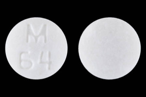 Pill M 64 White Round is Atenolol and Chlorthalidone