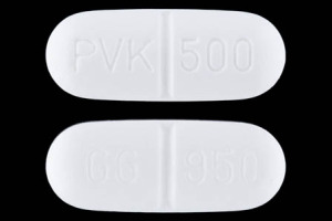 Penicillin V potassium 500 mg GG 950 PVK 500