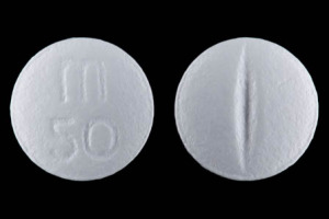 Pill m 50 White Round is Metoprolol Succinate Extended-Release