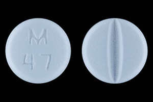 Metoprolol tartrate 100 mg M 47