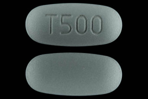 Pill T500 Green Oval is Etodolac ER