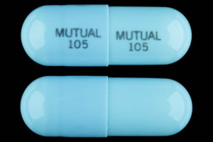 Doxycycline hyclate 100 mg MUTUAL 105 MUTUAL 105