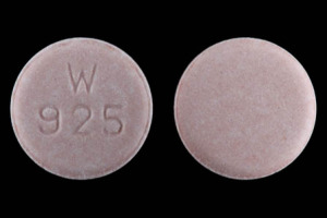 Pill W 925 Peach Round is Enalapril Maleate