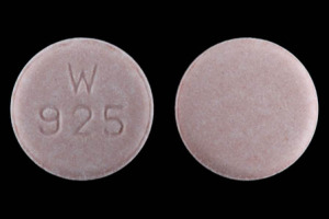 Pill W 925 Peach Round is Enalapril Maleate