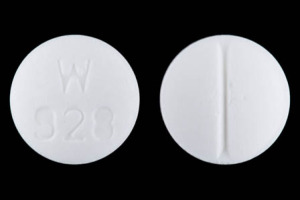 Pill W 928 White Round is Lisinopril