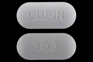 303 LUPIN Pill White Oval 19mm - Pill Identifier