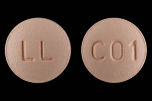 Pill LL C01 Tan Round is Simvastatin