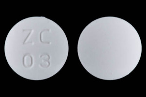 Pill ZC 03 White Round is Promethazine Hydrochloride