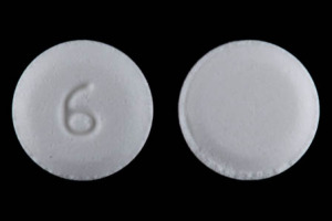 Pill 6 White Round is Nitroglycerin