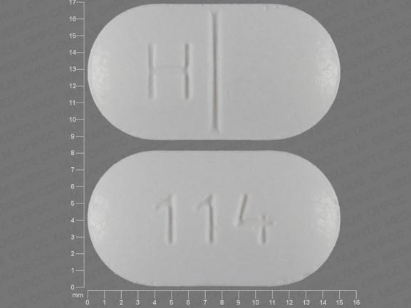 Methocarbamol 500 mg H 114