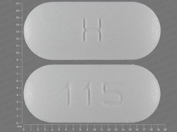Methocarbamol 750 mg H 115