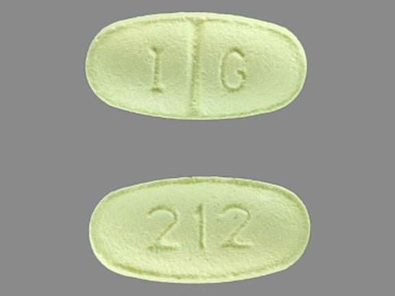 Pill I G 212 Green Oval is Sertraline Hydrochloride