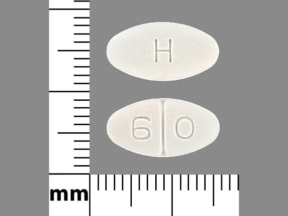 Pill H 6 0 White Oval is Torsemide