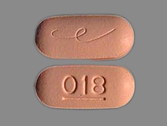 Pill E 018 Orange Oval is Allegra