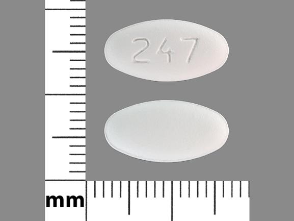 Pill 247 White Oval is Carvedilol