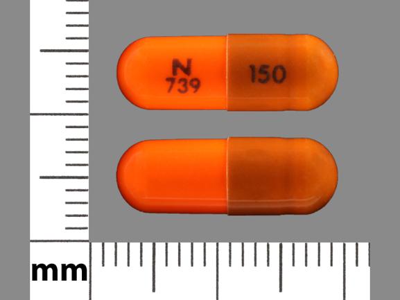 Pill Imprint N 739 150 (Mexiletine Hydrochloride 150 mg)