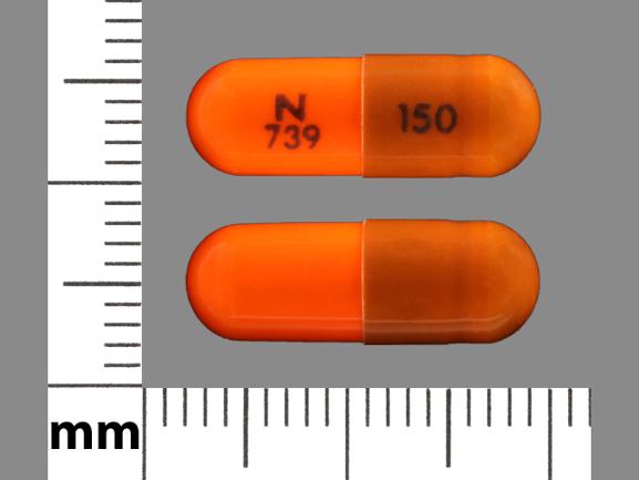 Pill N 739 150 Tan Capsule/Oblong is Mexiletine Hydrochloride