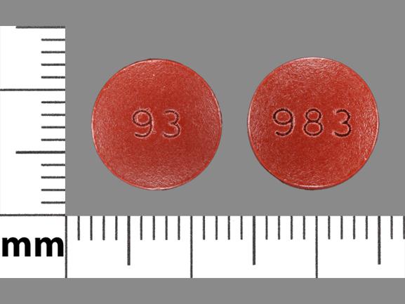 Pill Imprint 93 983 (Nystatin 500000 units)