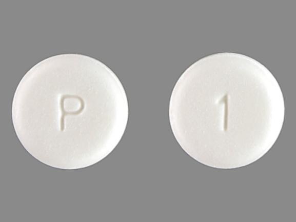 Pill P 1 White Round is Pramipexole Dihydrochloride