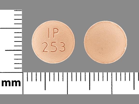 Pill Imprint IP 253 (Ranitidine Hydrochloride 150 mg)