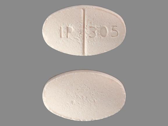 Pill IP 305 Orange Oval is Venlafaxine Hydrochloride