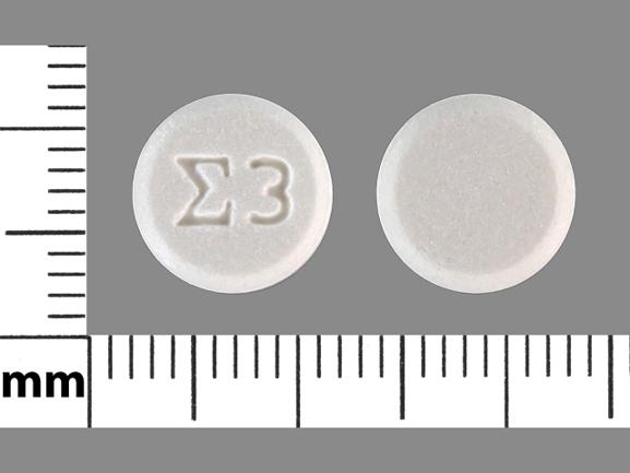 Pill E 3 White Round is Adefovir Dipivoxil