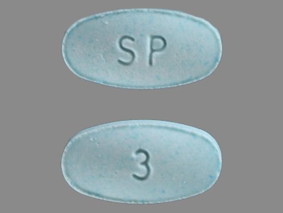 Pill 3 SP Blue Oval is Silenor