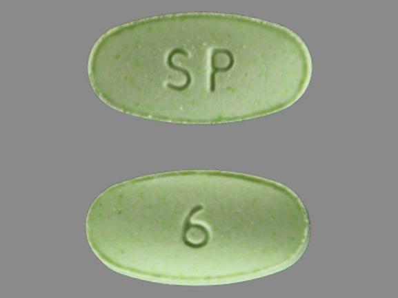 Pill 6 SP Green Oval is Silenor