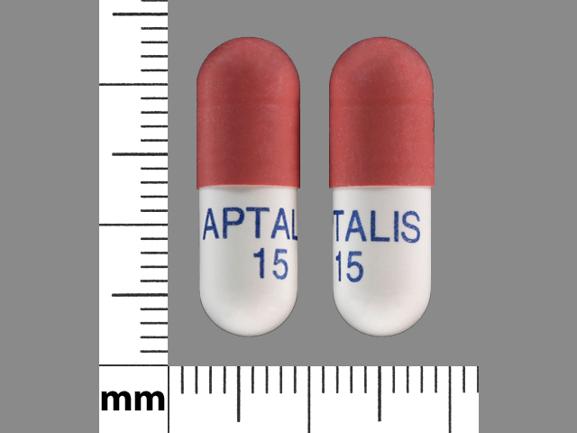 Pill APTALIS 15 Red & White Capsule/Oblong is Zenpep