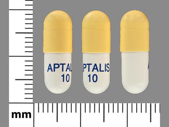 Pill APTALIS 10 White & Yellow Capsule/Oblong is Zenpep