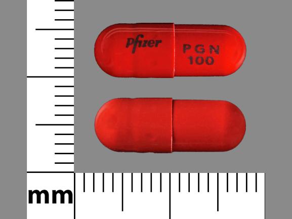 Lyrica 100 mg Pfizer PGN 100