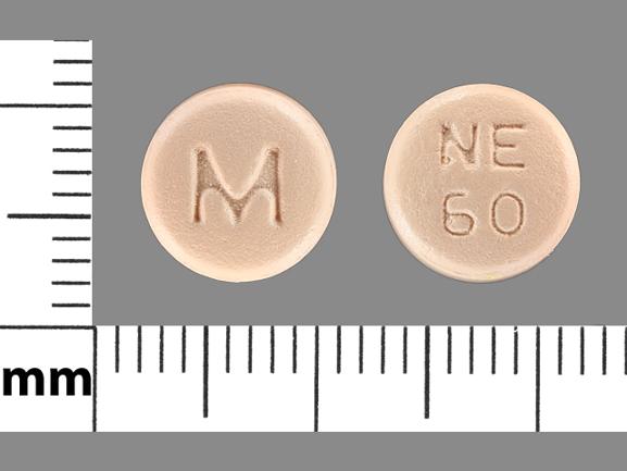 Nifedipine extended-release 60 mg M NE 60