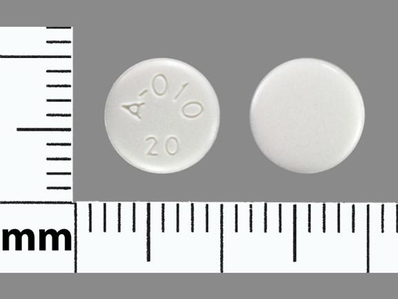 Pill A-010 20 White Round is Abilify