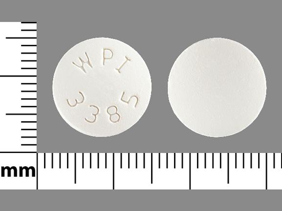 Bupropion hydrochloride extended-release (SR) 200 mg WPI 3385