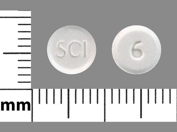 Sodium fluoride (chewable) 0.55 mg (equiv. fluoride 0.25 mg) SCI 6