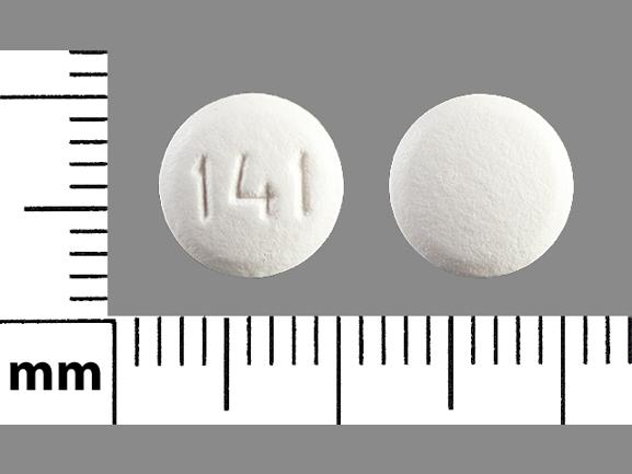 Pill 141 White Round is Bupropion Hydrochloride Extended-Release (XL)