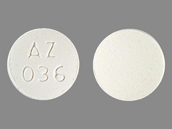 Calcium carbonate (chewable) 420 mg AZ 036