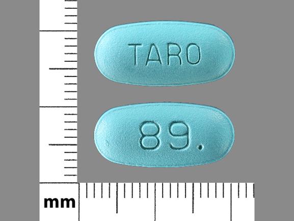 Pill 89 TARO Blue Oval is Etodolac