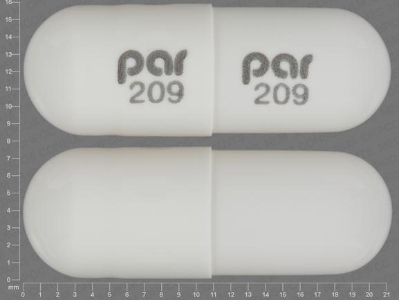 Pill par 209 par 209 White Capsule/Oblong is Propafenone Hydrochloride Extended Release