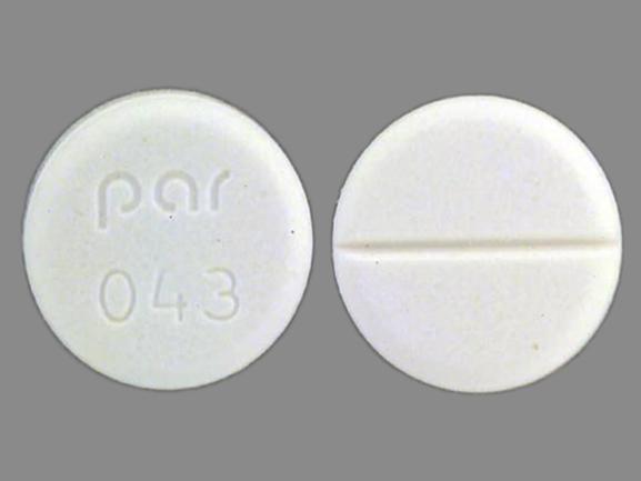 Pill par 043 White Round is Cyproheptadine Hydrochloride