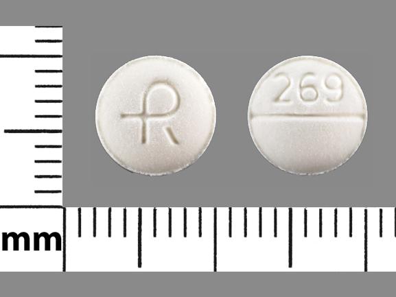 Pill R 269 White Round is Metoclopramide Hydrochloride